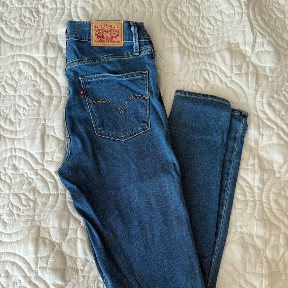 Levi's Women's High Rise Skinny Blue Jeans